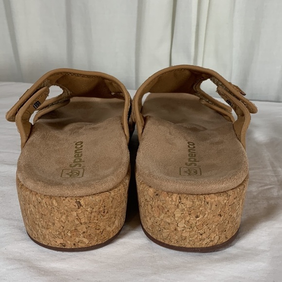 Spenco Kholo Karla Cork Wedge Slide Sandals, 8B - Picture 5 of 8